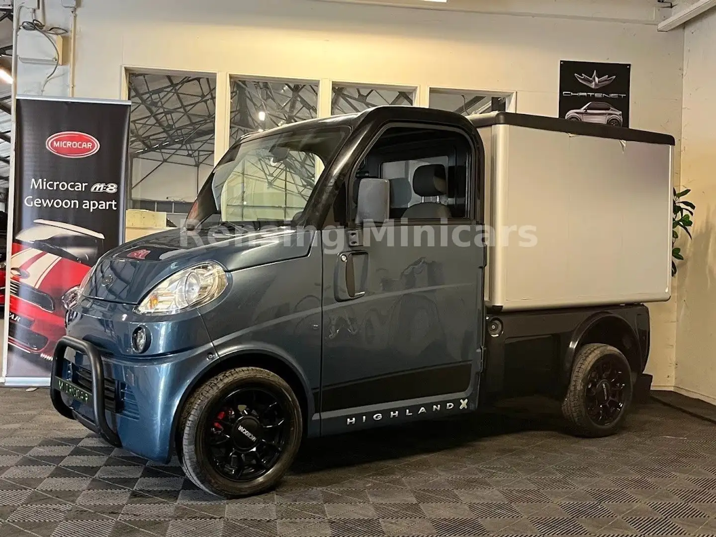 Microcar Flex Truck Kastenwagen Mopedauto LKW 45 KM Bleu - 1
