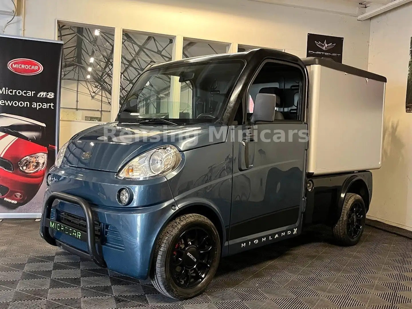 Microcar Flex Truck Kastenwagen Mopedauto LKW 45 KM Bleu - 2