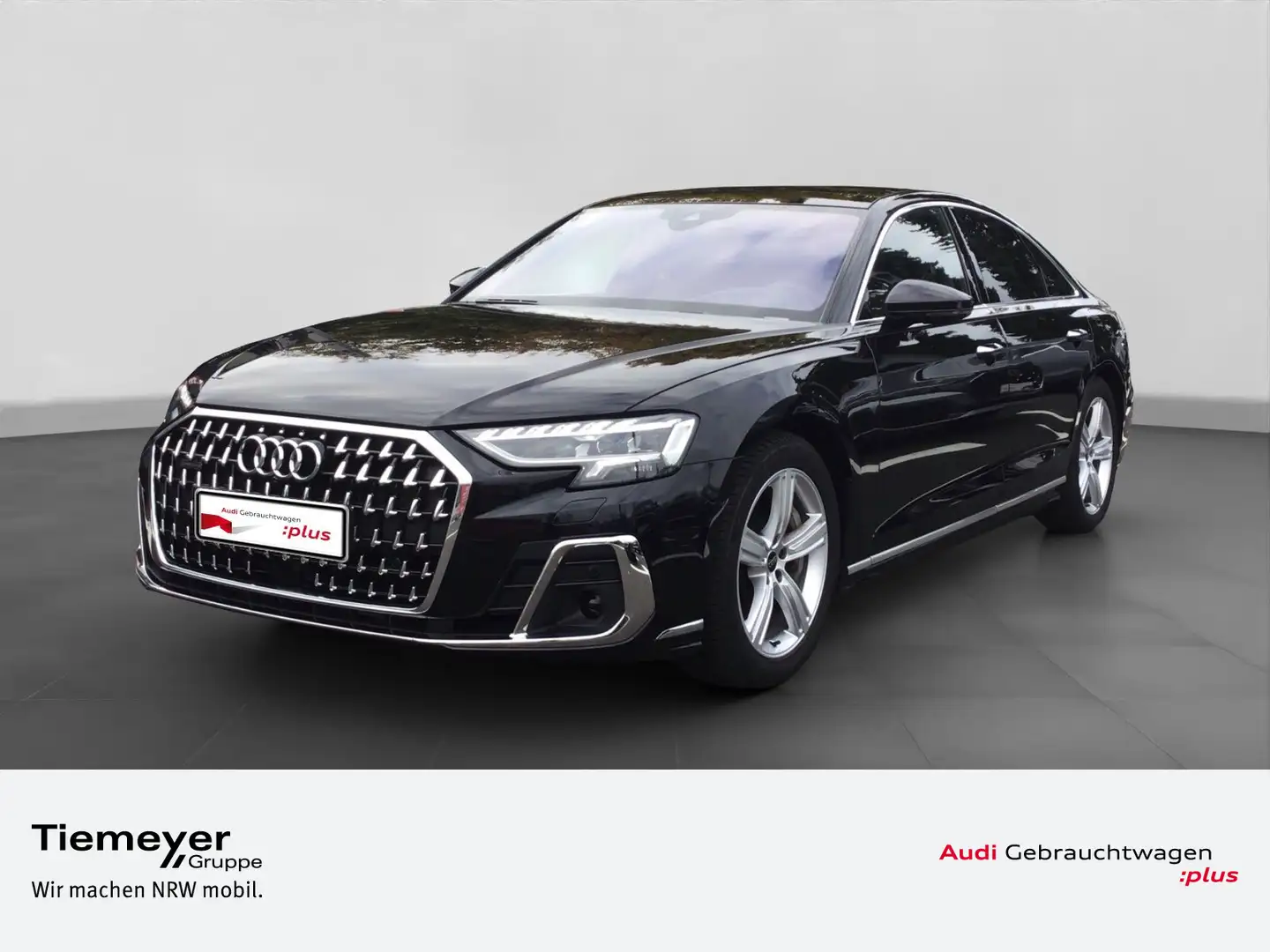 Audi A8 60 TFSIe Q HD-MATRIX BuO PANO HuD LM20 MASSAG Schwarz - 1