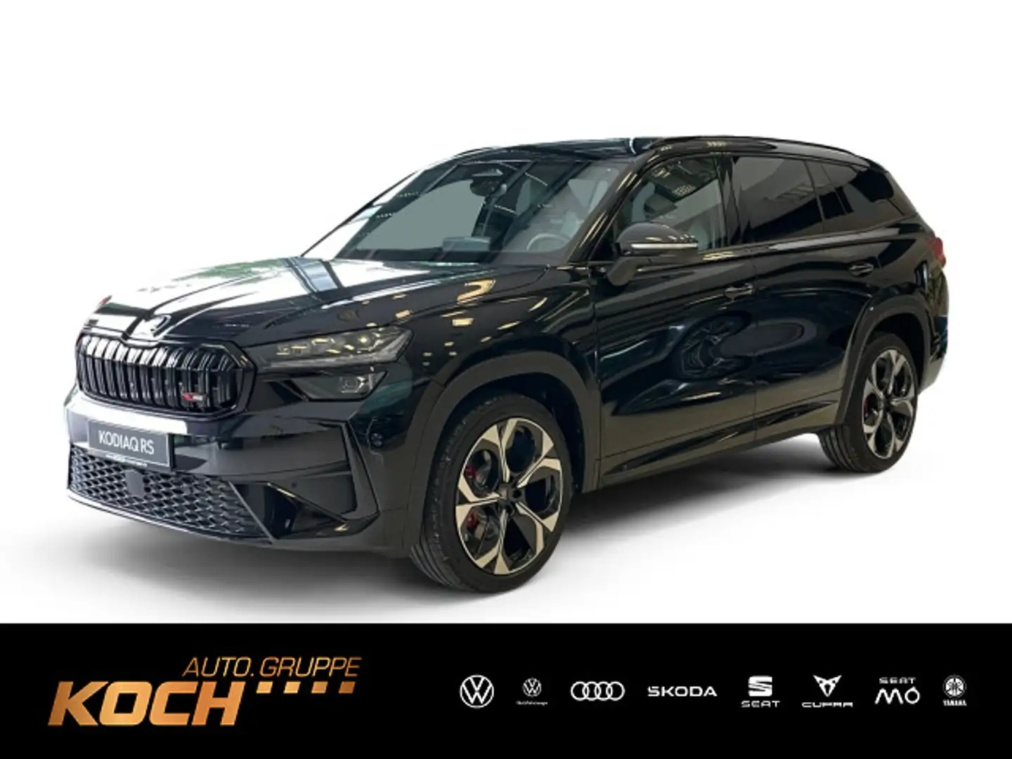 Skoda Kodiaq RS*2.0TSI*DSG*4x4*NAVI*MATRIX-LED*AHK*ACC Zwart - 1
