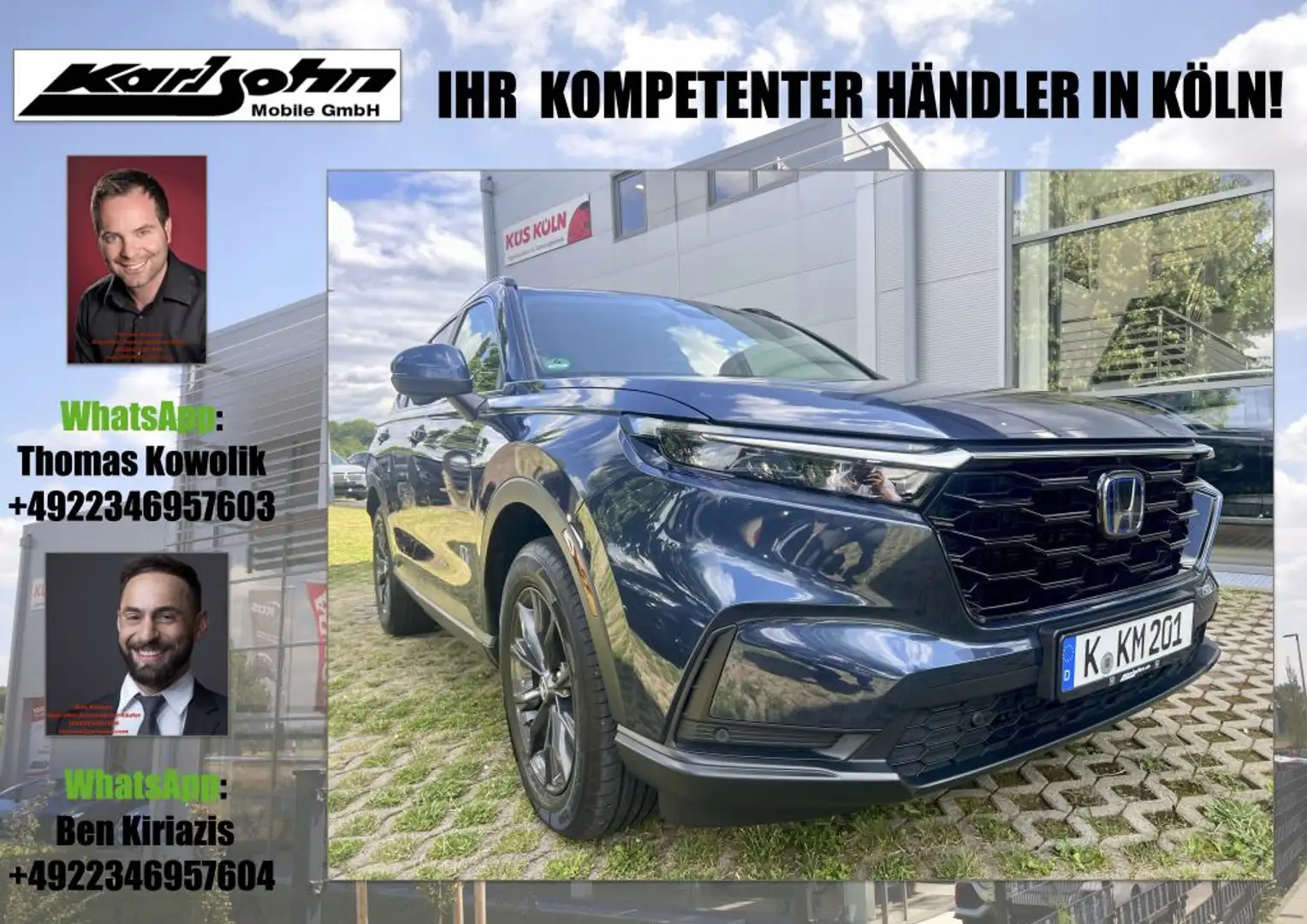Honda CR-V e:HEV 2.0 i-MMD Hybrid AWD Elegance Blau - 1