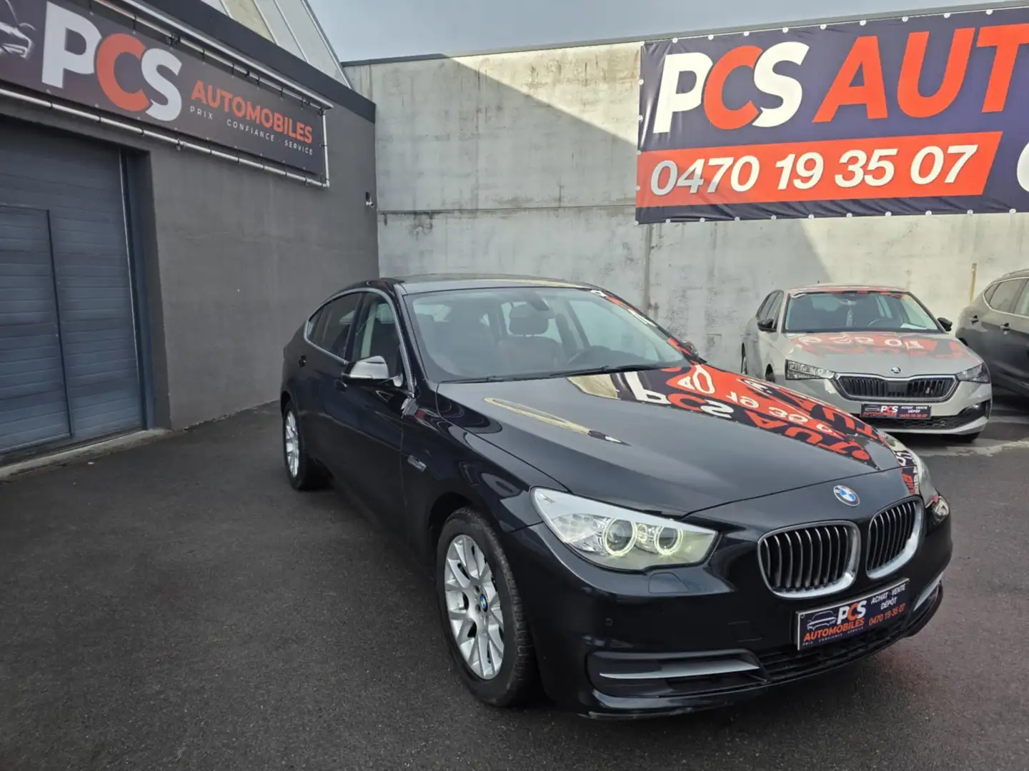 BMW 520 DA GT*EURO 6*SIEGES CUIRS ELEC*TOIT PANO*CARNET... Noir - 2