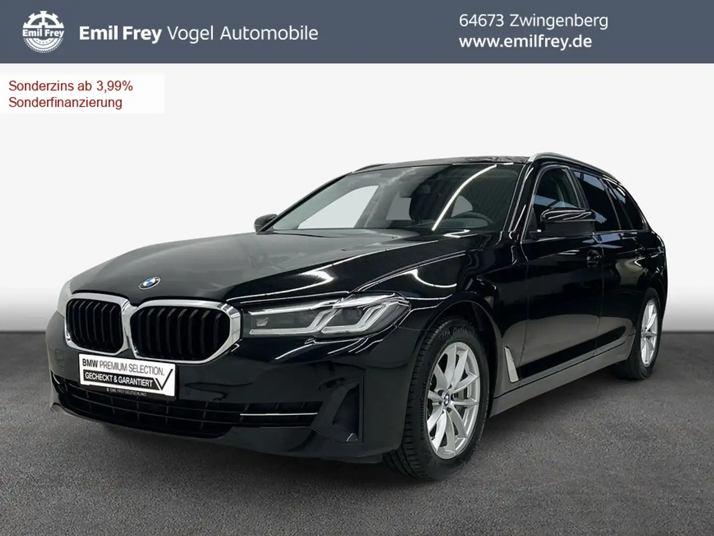 BMW 530 d Touring Aut. *SHz*HuD*LED*Hifi* Zwart - 1