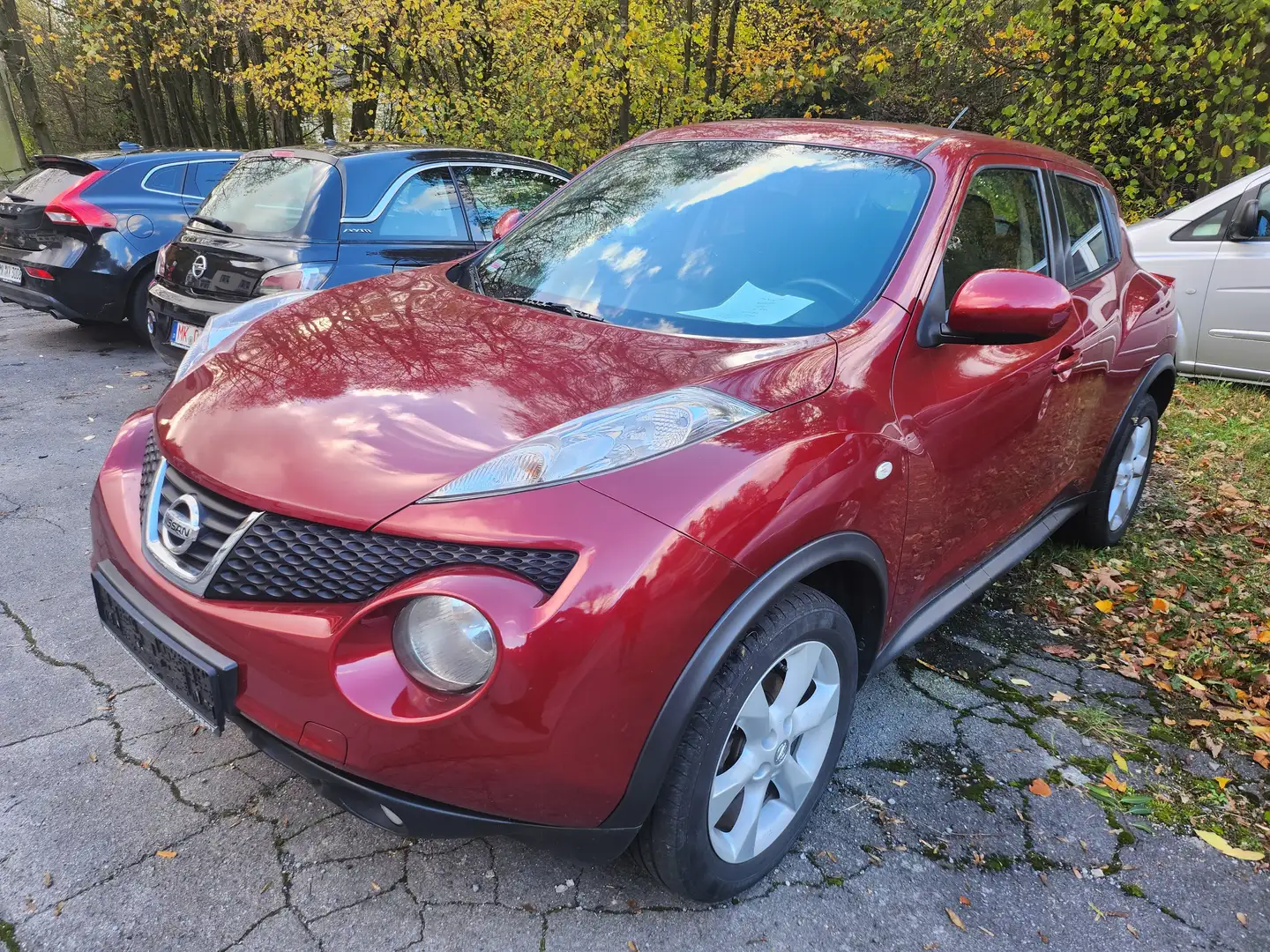 Nissan Juke Acenta 1.Hand/Top Gepflegt/Scheckheft lückenlos Piros - 1