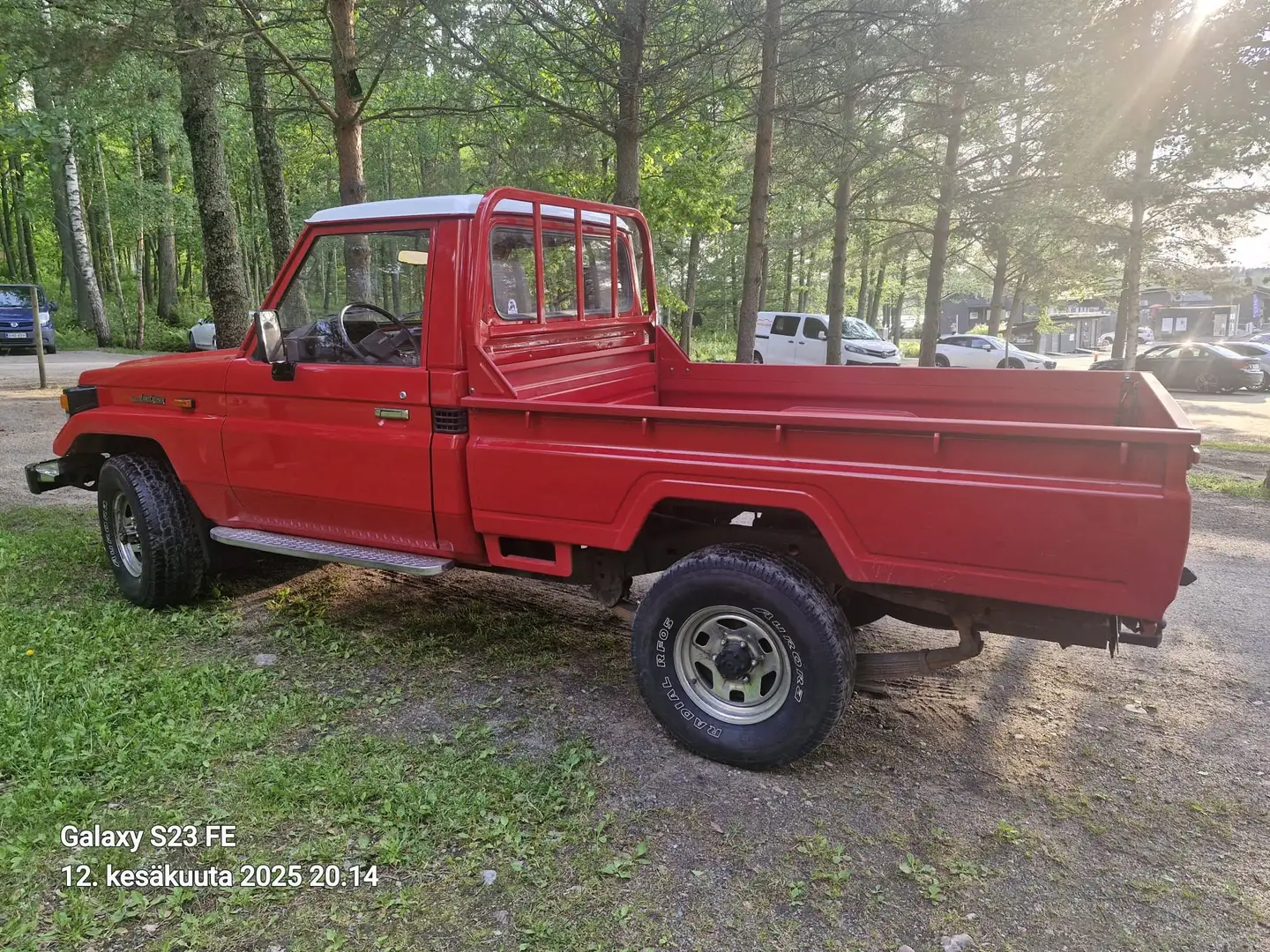 Toyota Land Cruiser PZJ75 Rood - 2