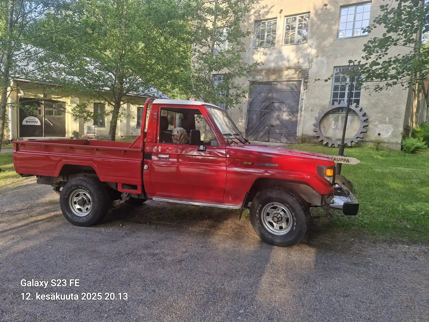 Toyota Land Cruiser PZJ75 Rood - 1