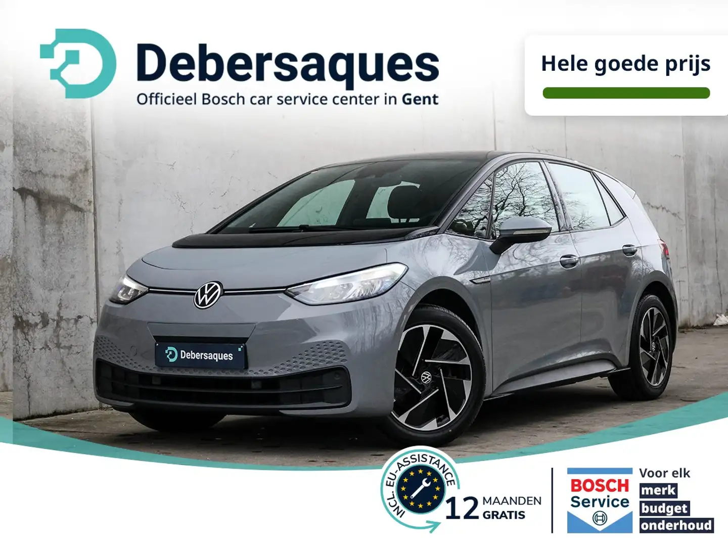 Volkswagen ID.3 58 kWh Pro Performance WARMTEPOMP NAVI Grijs - 1