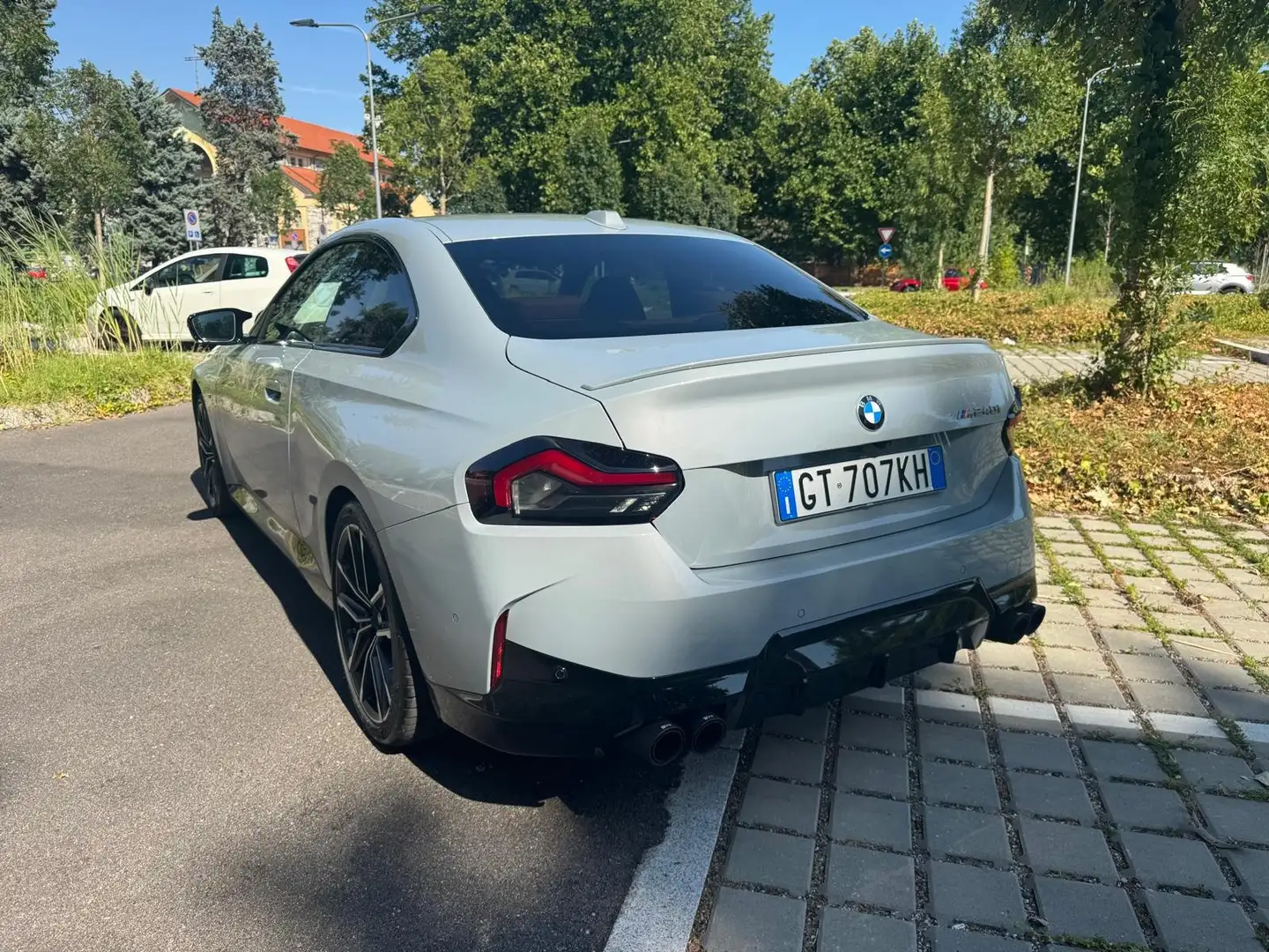 BMW 240 M240i Coupe xdrive MSport Pro auto Grigio - 2