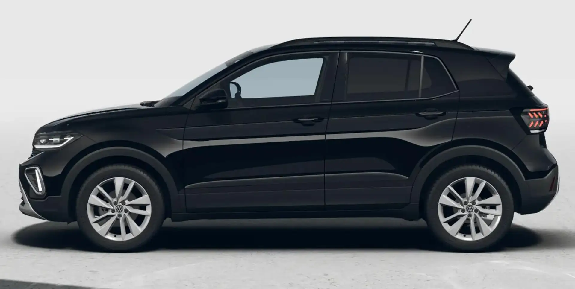 Volkswagen T-Cross DSG Matrix 2ZKlima PrivG 17Z R2D SHZ PDC 85 kW ... Schwarz - 2