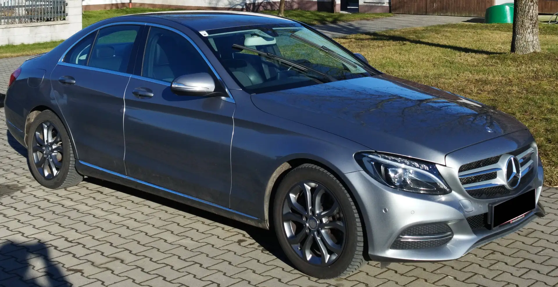Mercedes-Benz C 180 BlueTEC | Nichtraucher | Guter Zustand Grau - 1
