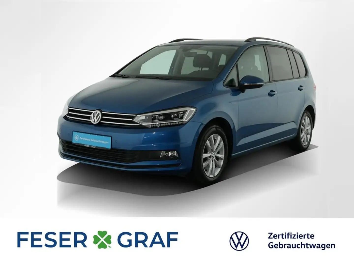 Volkswagen Touran Comfortline 1.6 TDI Navi Kamera LED Bleu - 1