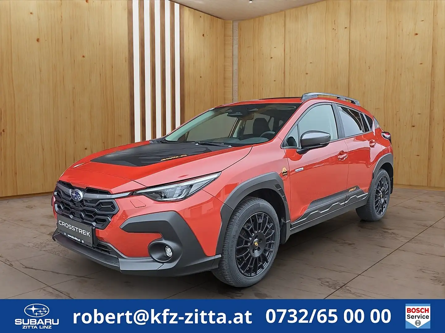 Subaru Crosstrek 2,0i e-Boxer HEV CVT Premium 4Wild Allrad Aut. Orange - 1