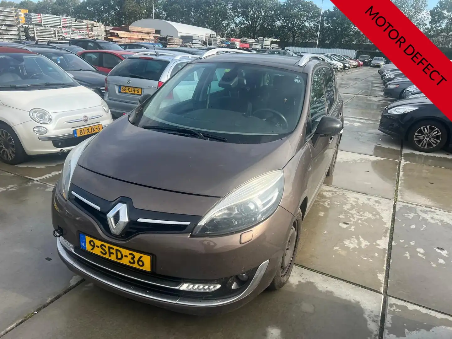 Renault Grand Scenic 2013 * 1.2 TCe Bose * 146.D KM * KETTING BROKEN !! Brązowy - 1