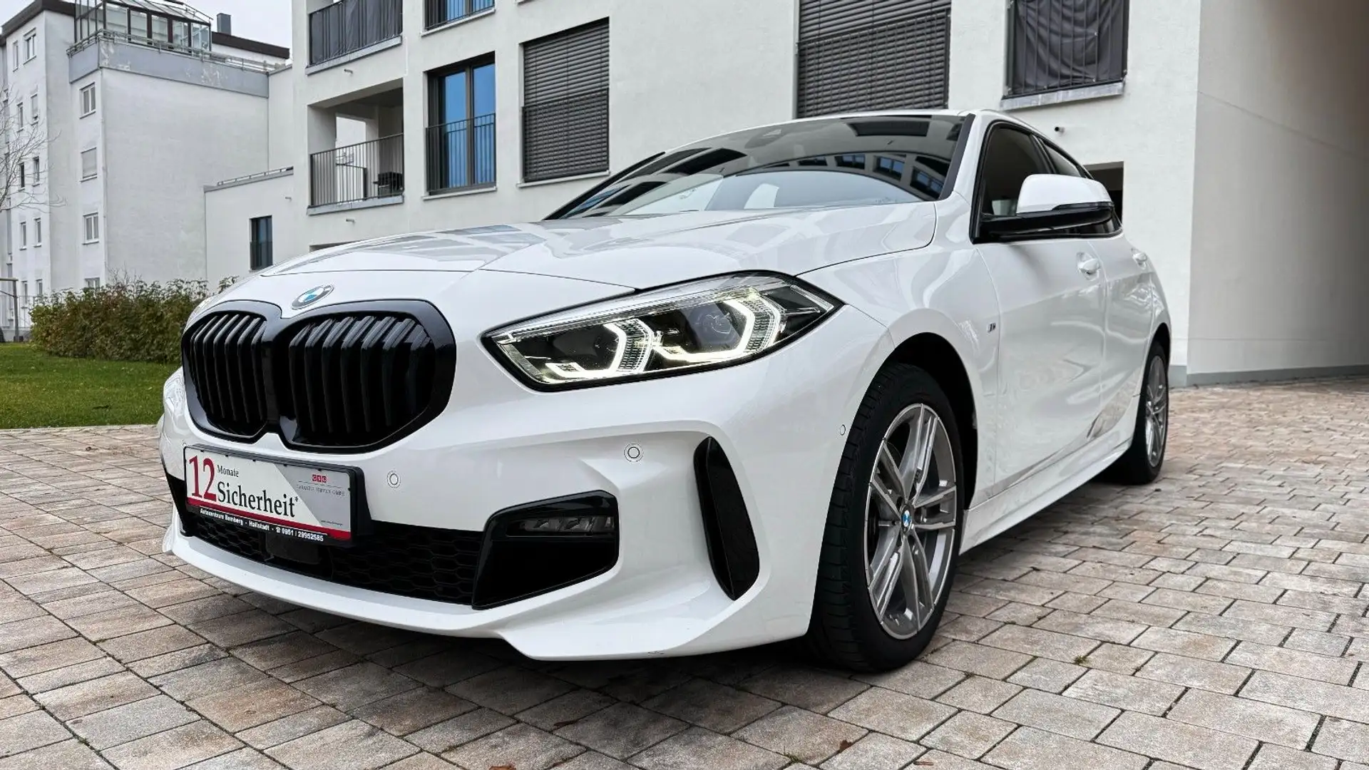 BMW 118 Baureihe 1 Lim. 118 d M Sport, NAVI,GARANTIE Bianco - 1