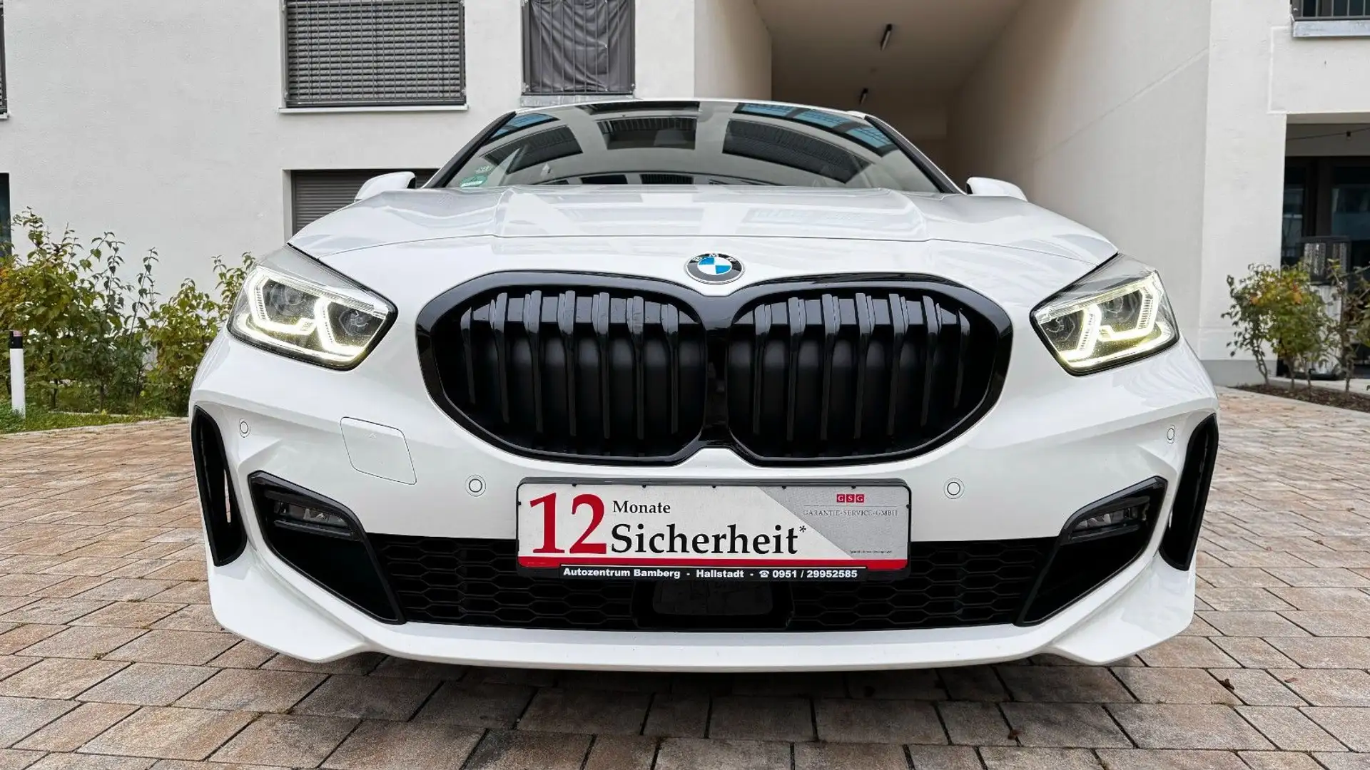 BMW 118 Baureihe 1 Lim. 118 d M Sport, NAVI,GARANTIE Bianco - 2
