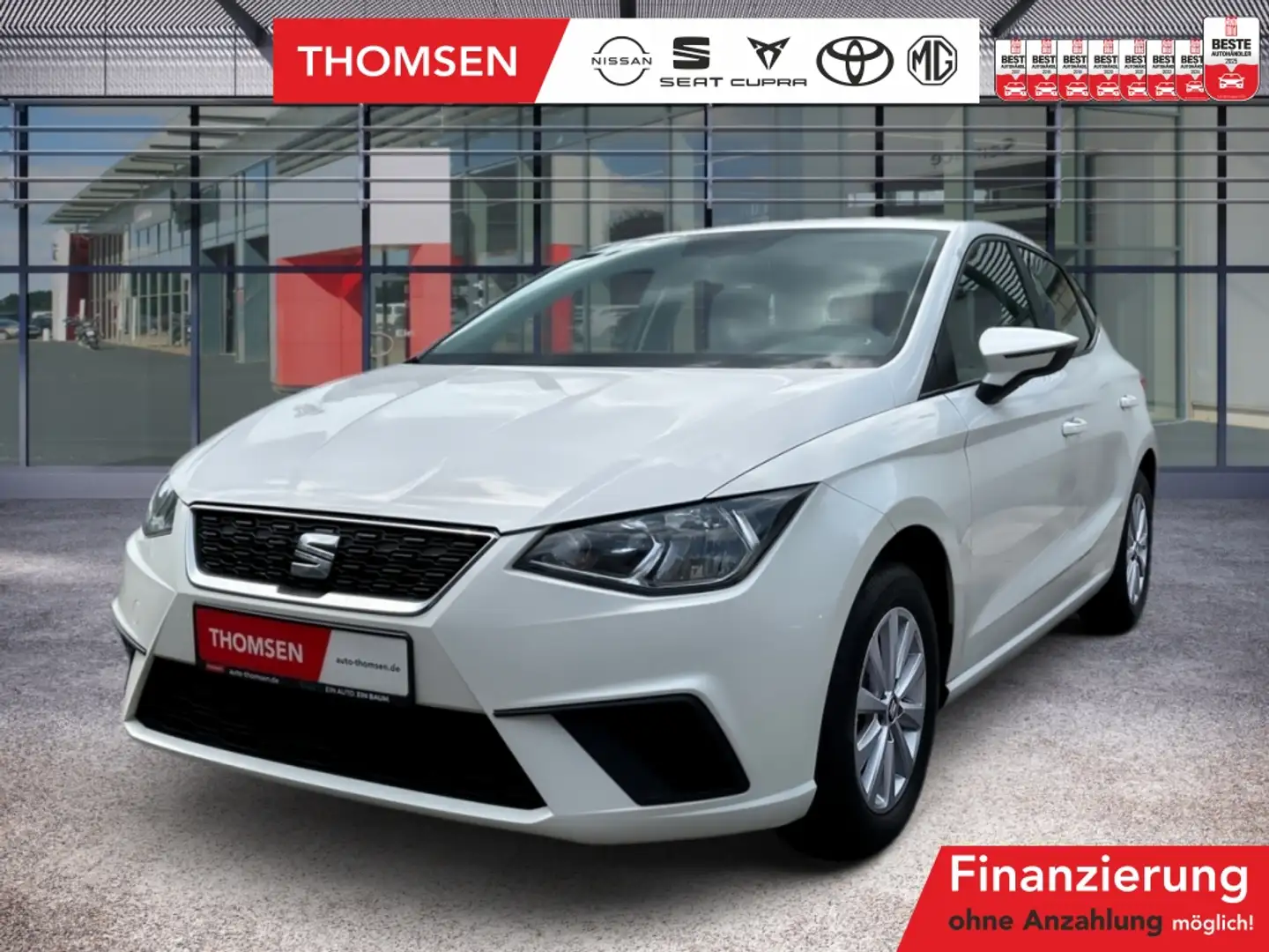 SEAT Ibiza Style 1.0 MPI Navi Winterp. PDC SHZ LM Weiß - 1