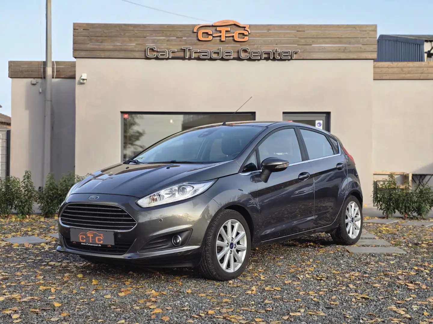 Ford Fiesta Titanium/1.Hd/Klima/8fach/Kamera/TÜV-NEU Gris - 1