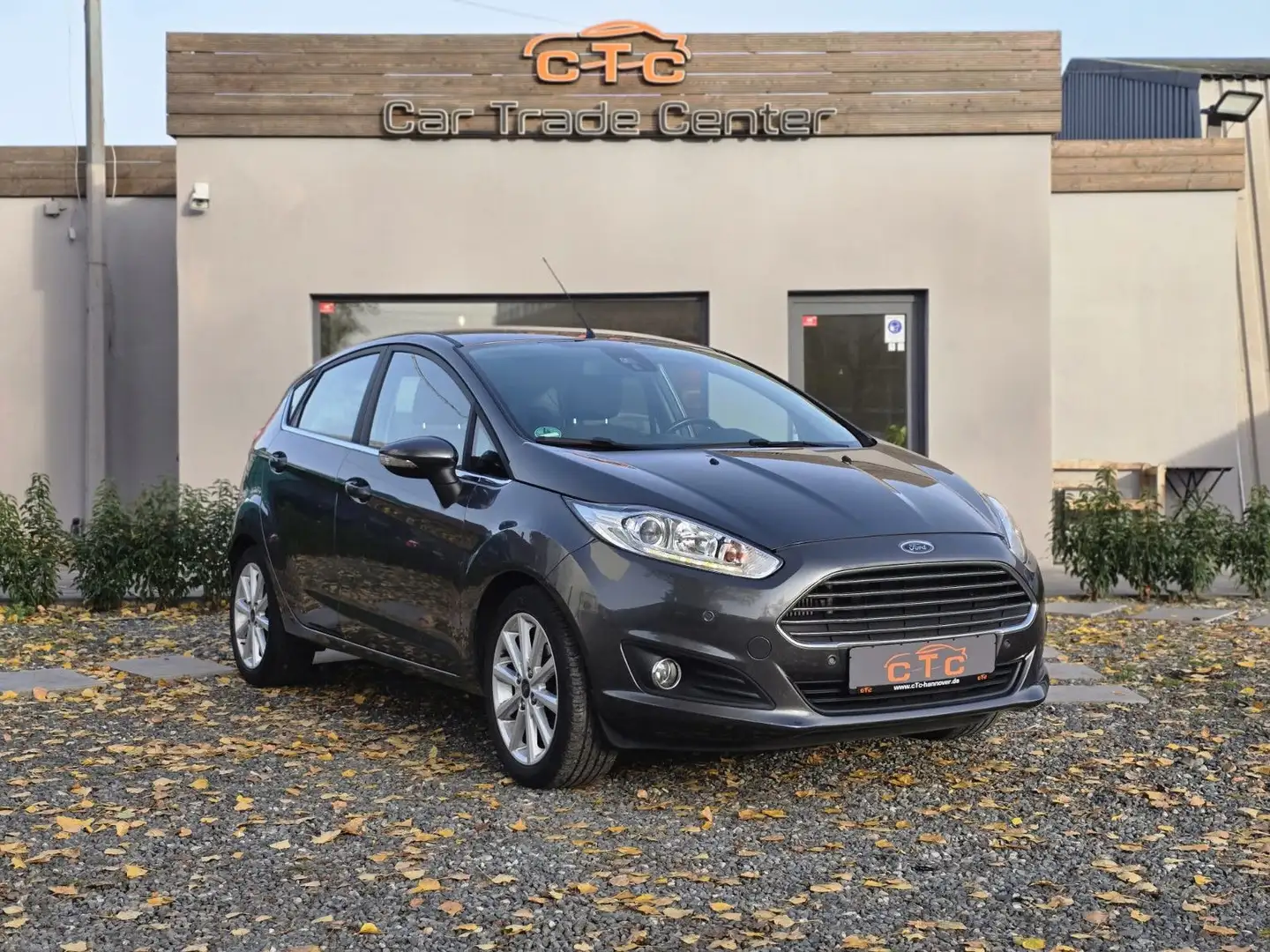 Ford Fiesta Titanium/1.Hd/Klima/8fach/Kamera/TÜV-NEU Gris - 2