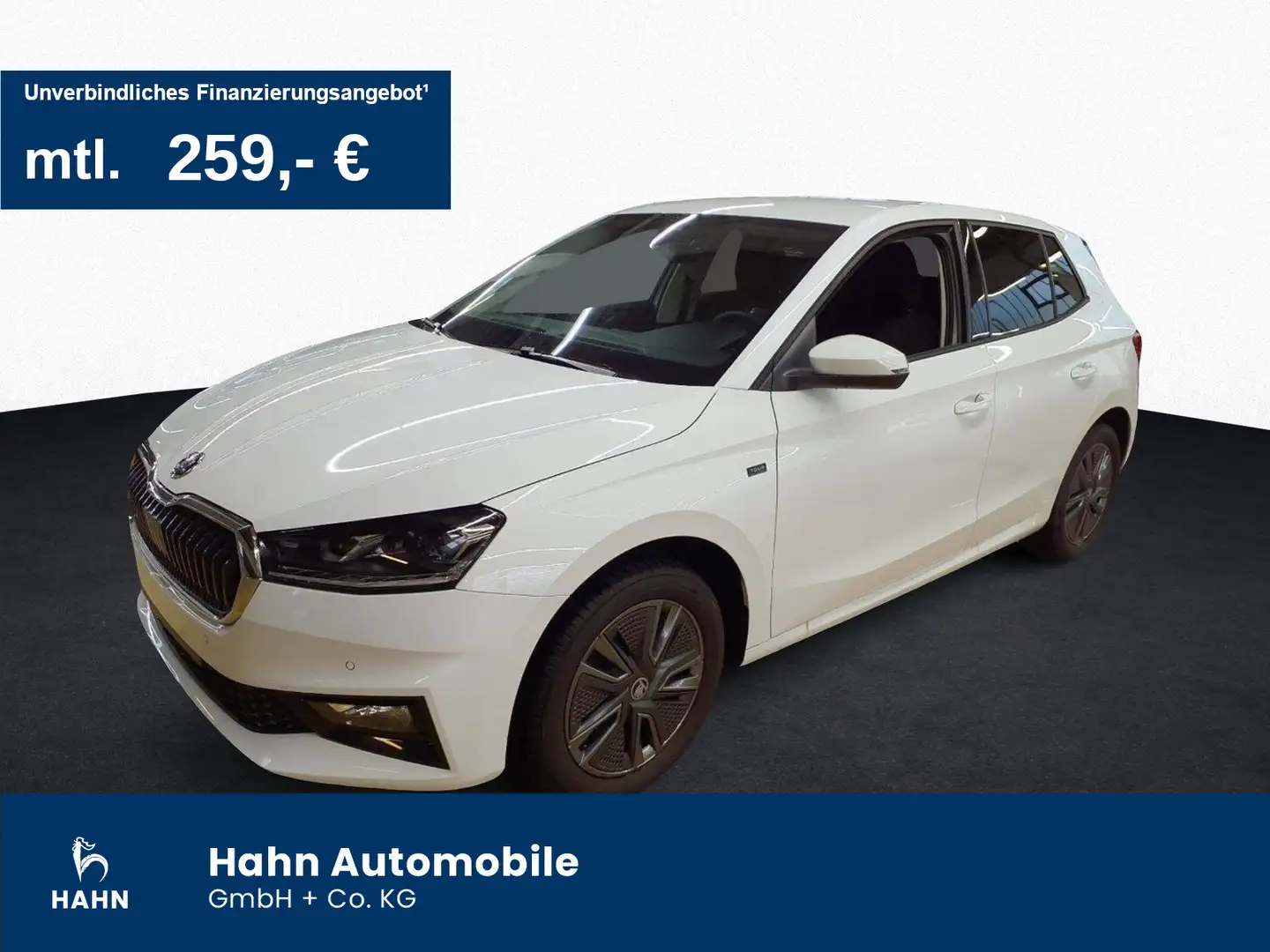 Skoda Fabia 1.0TSI Tour LED Navi ACC APP Sitzhzg CAM Weiß - 1