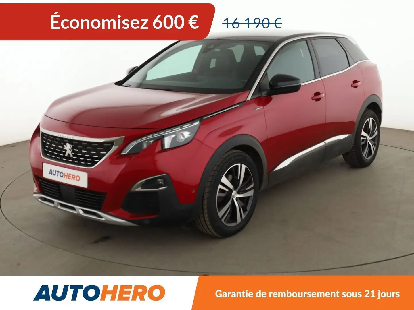 Peugeot 3008 1.5 Blue-HDi GT Line Rouge - 1