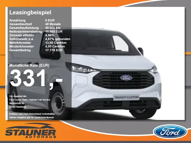 Ford Transit Custom Kasten 320L1 Trend PHEV AHK 0% Fin