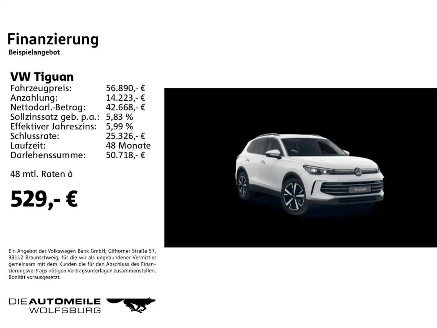 Volkswagen Tiguan 1.5 eHybrid OPF DSG Elegance Weiß - 2