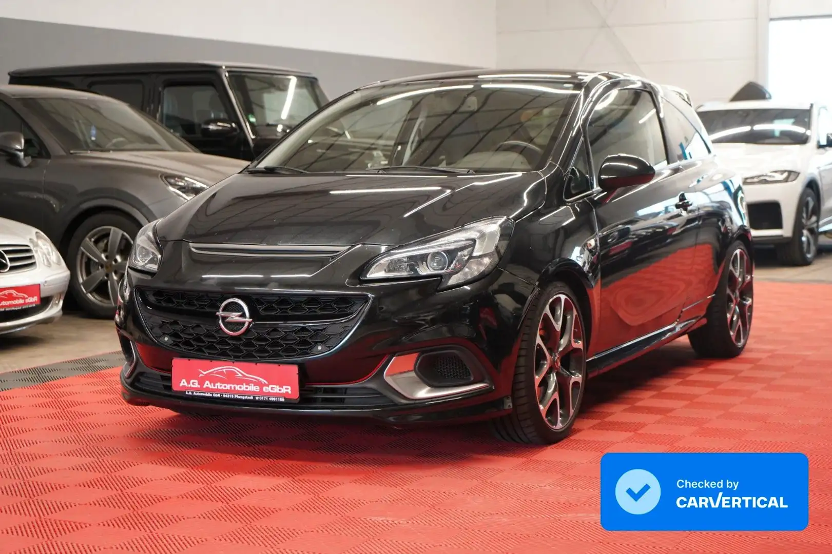 Opel Corsa E OPC 207 PS *Unfallfrei*Bi-Xenon*Temp* Schwarz - 1