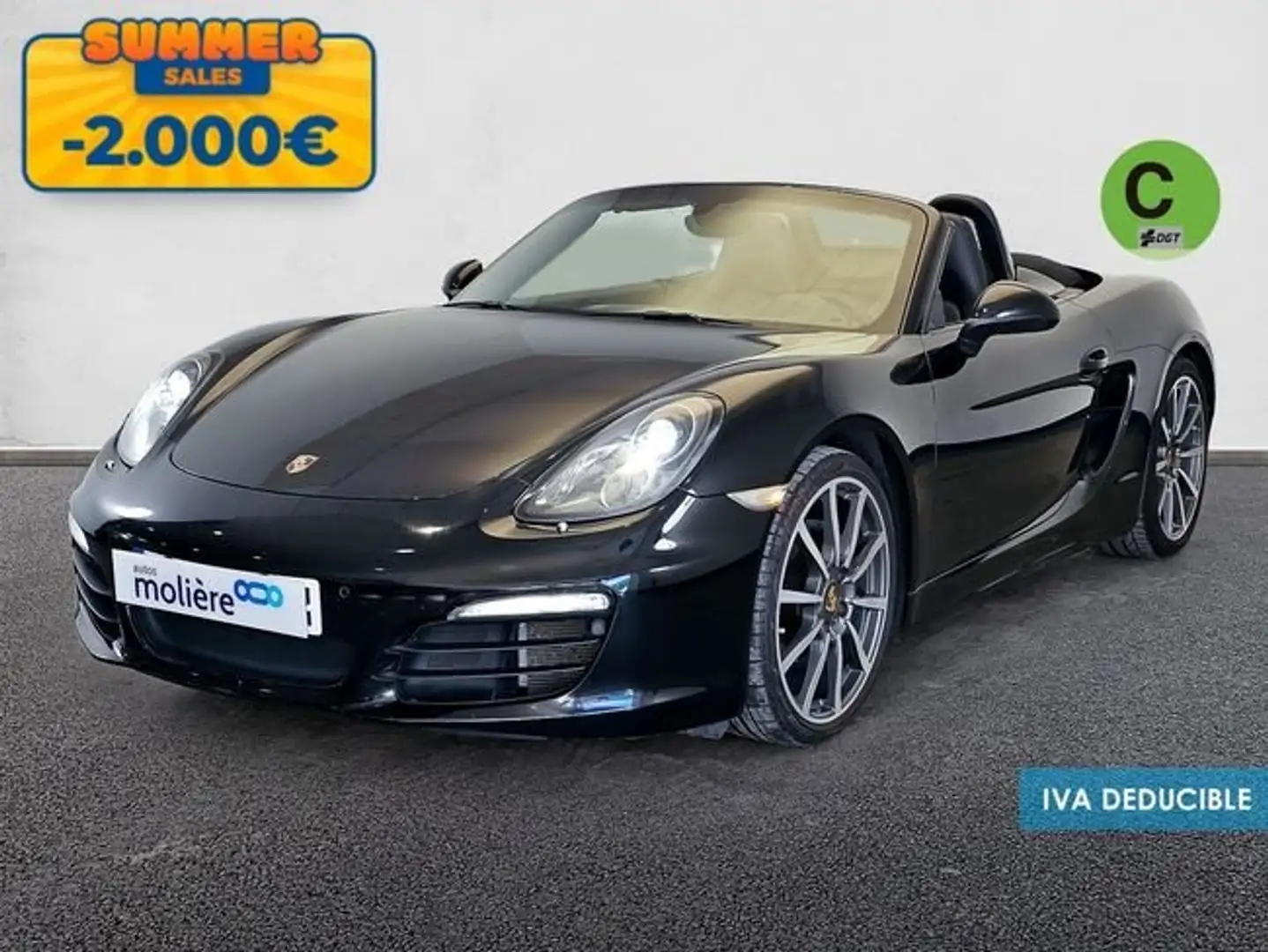 Porsche Boxster Cabrio+Black+Edition+195+kW+%28265+CV%29 Negru - 1