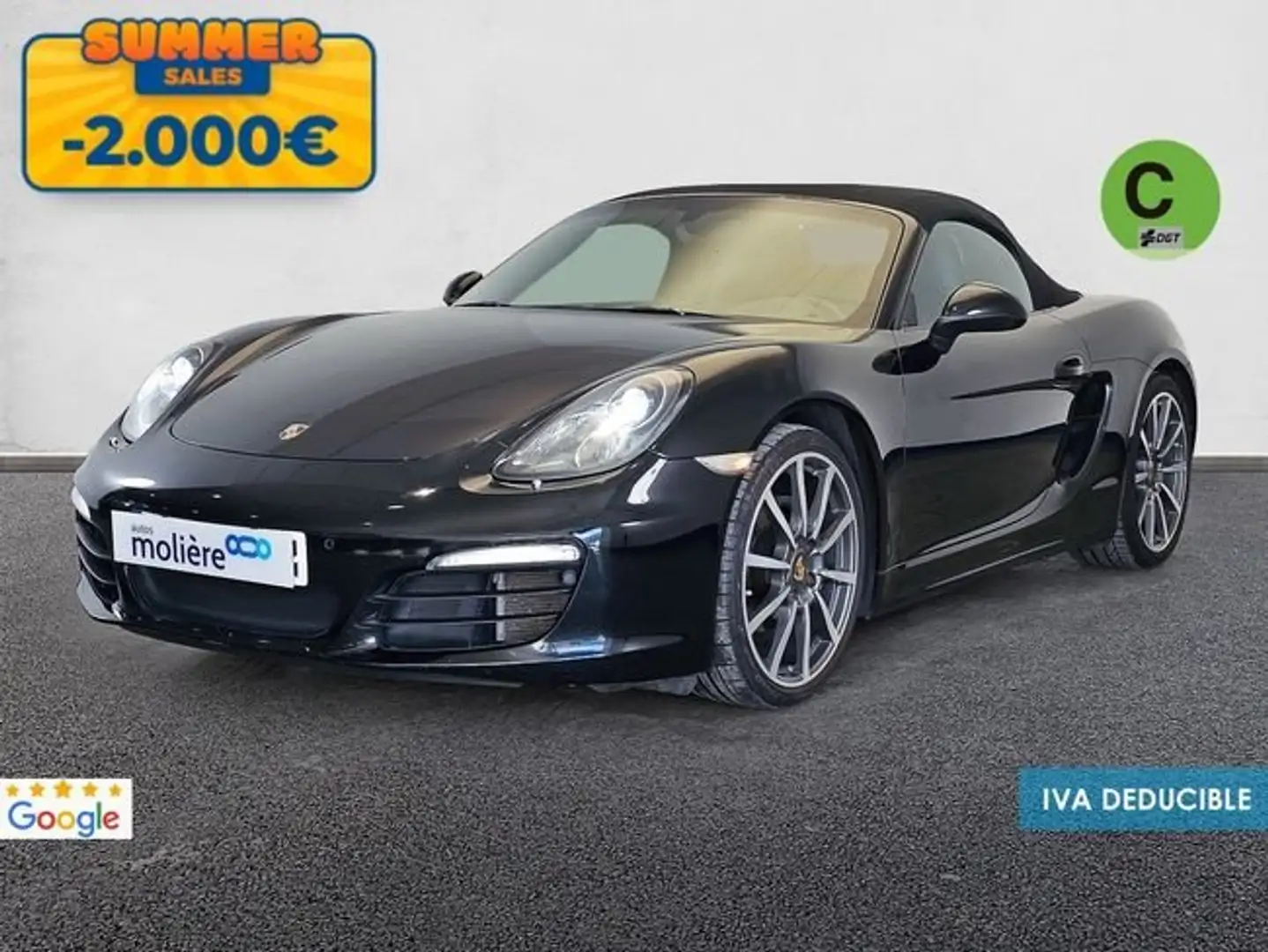 Porsche Boxster Cabrio+Black+Edition+195+kW+%28265+CV%29 Negru - 2