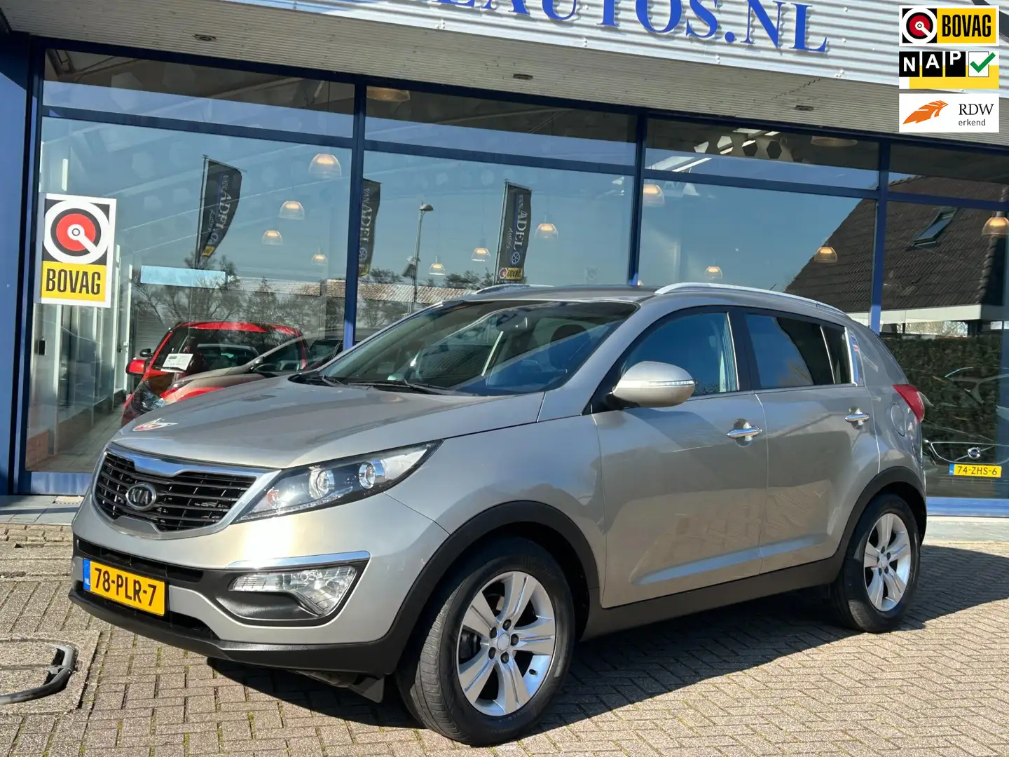 Kia Sportage 2.0 X-ecutive Plus Pack Aut. Half Leer Navi Clima Grijs - 1