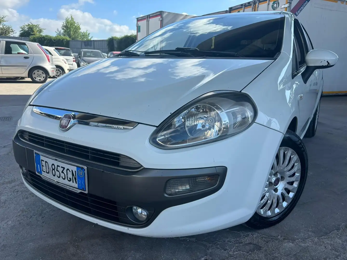 Fiat Punto Evo Punto Evo 1.4 5 porte Emotion GPL Blanc - 1
