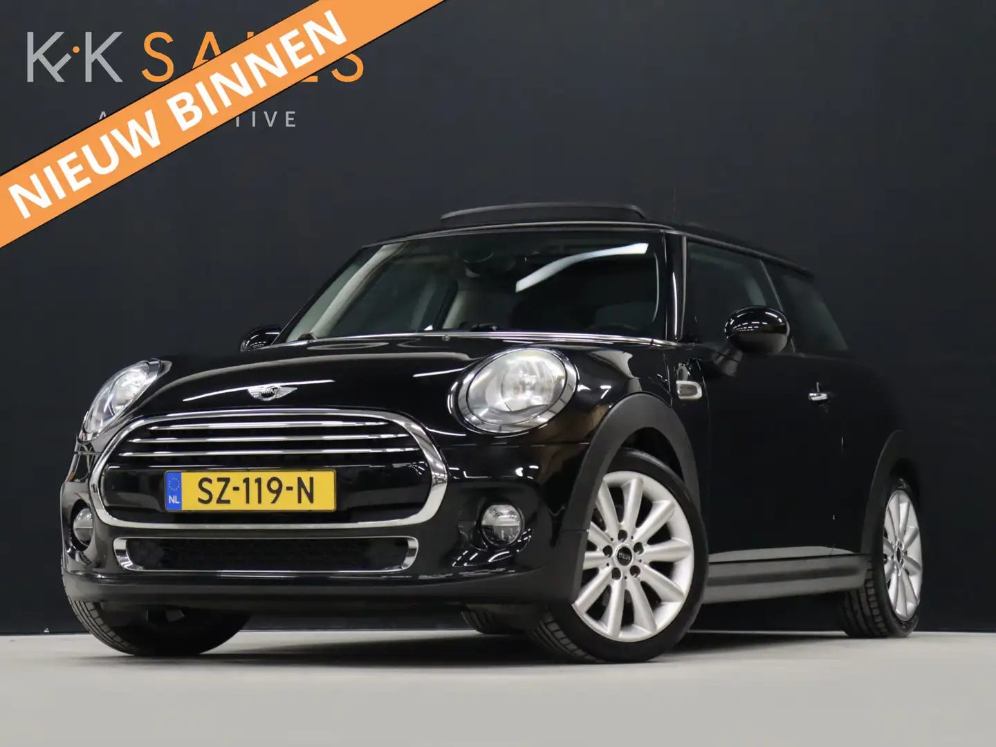 MINI Cooper Mini 1.5 [SCHUIFKANTELDAK, STOELVERWARMING, BLUETO Zwart - 1