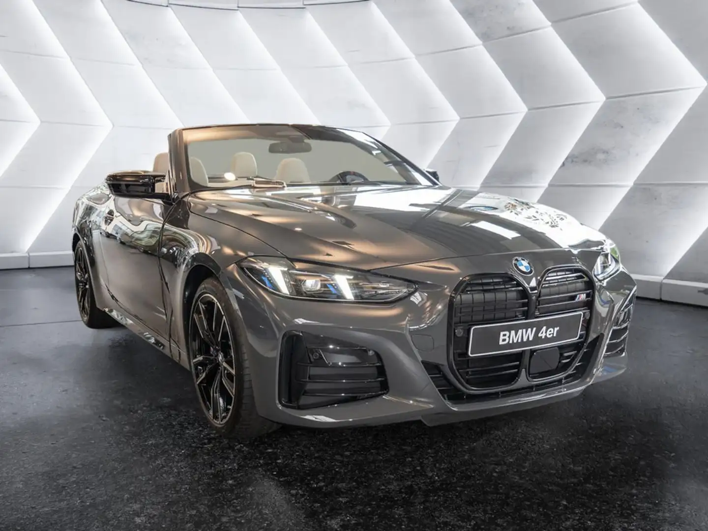 BMW 440 Mi Cabrio xDrive SHZ H/K NAVI ACC LED 360° Gris - 2