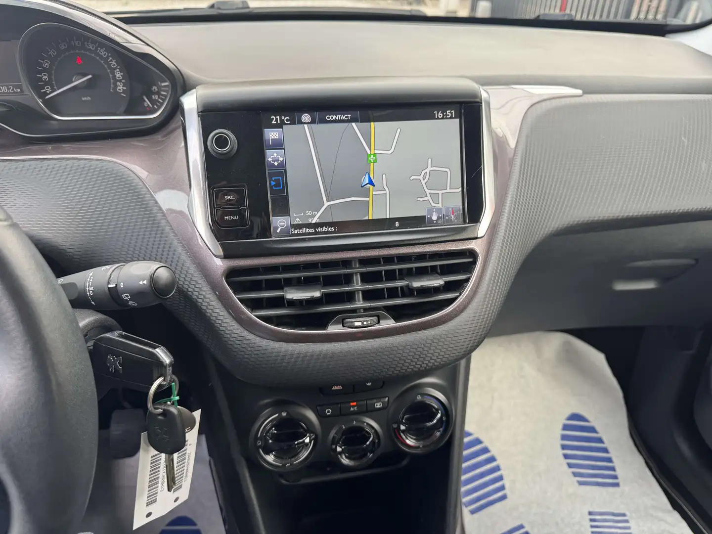 Peugeot 2008 1.6 e-HDi/airco/gps/euro5b/etat neuf ct ok Bleu - 2
