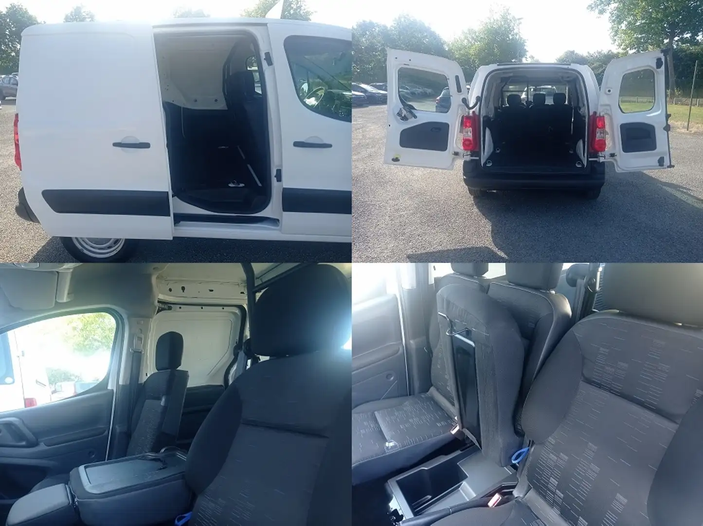 Citroen Berlingo 1.6 HDI 75CH FOURGON COURT 625KG CLUB + OPTIONS Blanc - 2