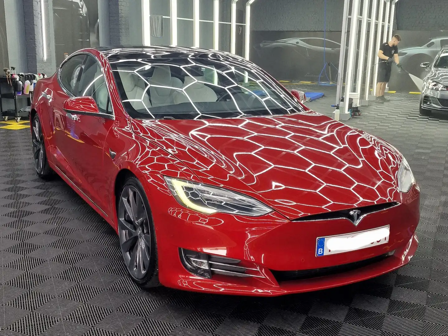 Tesla Model S 100 kWh Dual Motor (EU6.2) Rouge - 1