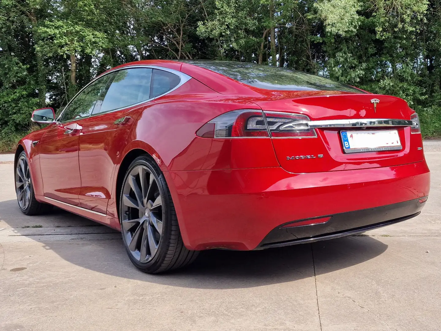 Tesla Model S 100 kWh Dual Motor (EU6.2) Rojo - 2