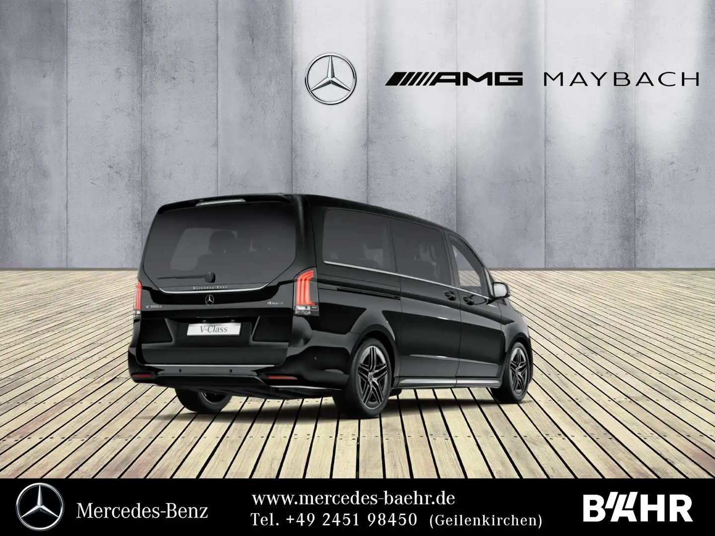 Mercedes-Benz V 300 V 300 d 4M Lang AMG/MBUX/LED/Distronic/360°/19" Schwarz - 2