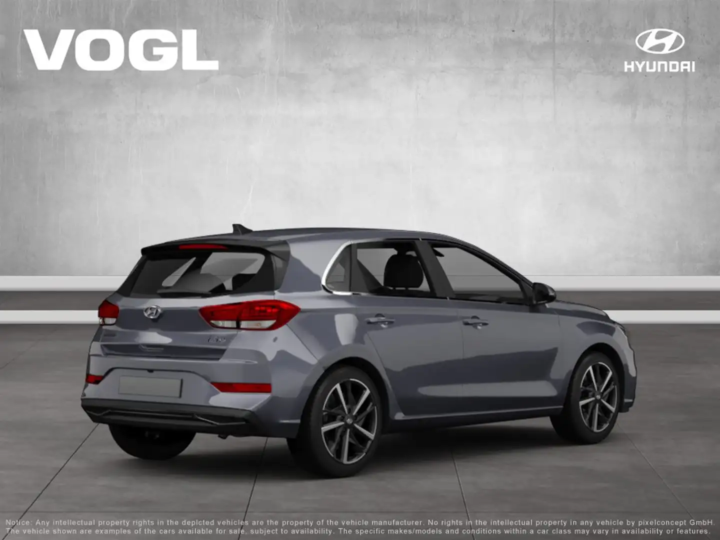 Hyundai i30 FL 5-Türer 1.0 T-GDI 100PS DCT Advantage Plus Grau - 2