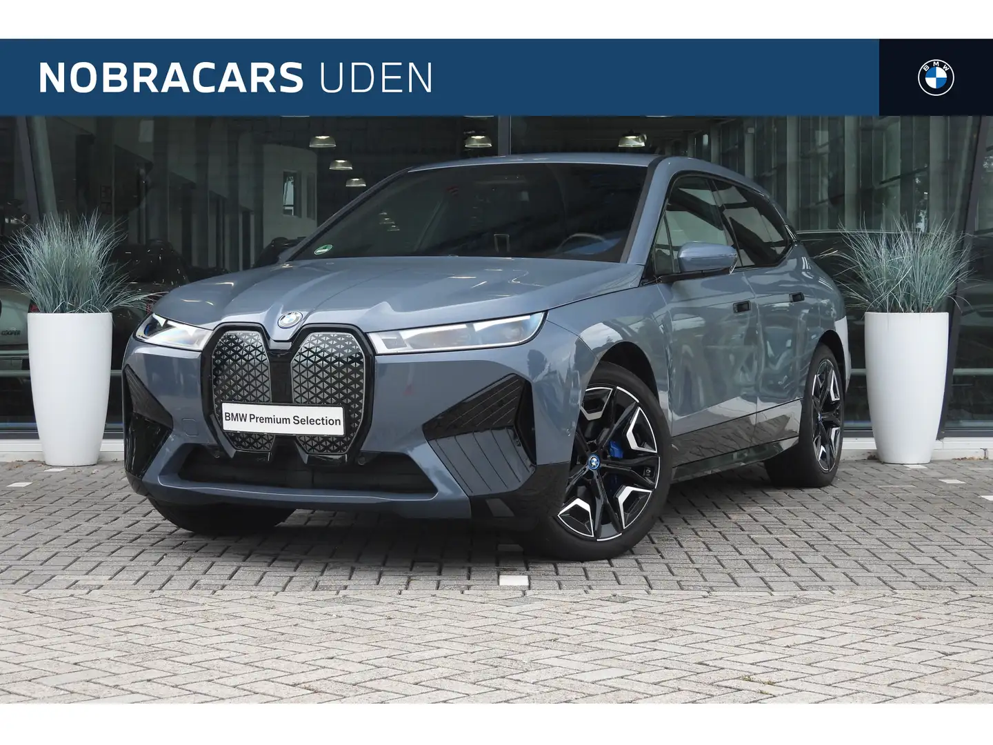 BMW iX xDrive50 High Executive / Sportpakket / Trekhaak / Grijs - 1