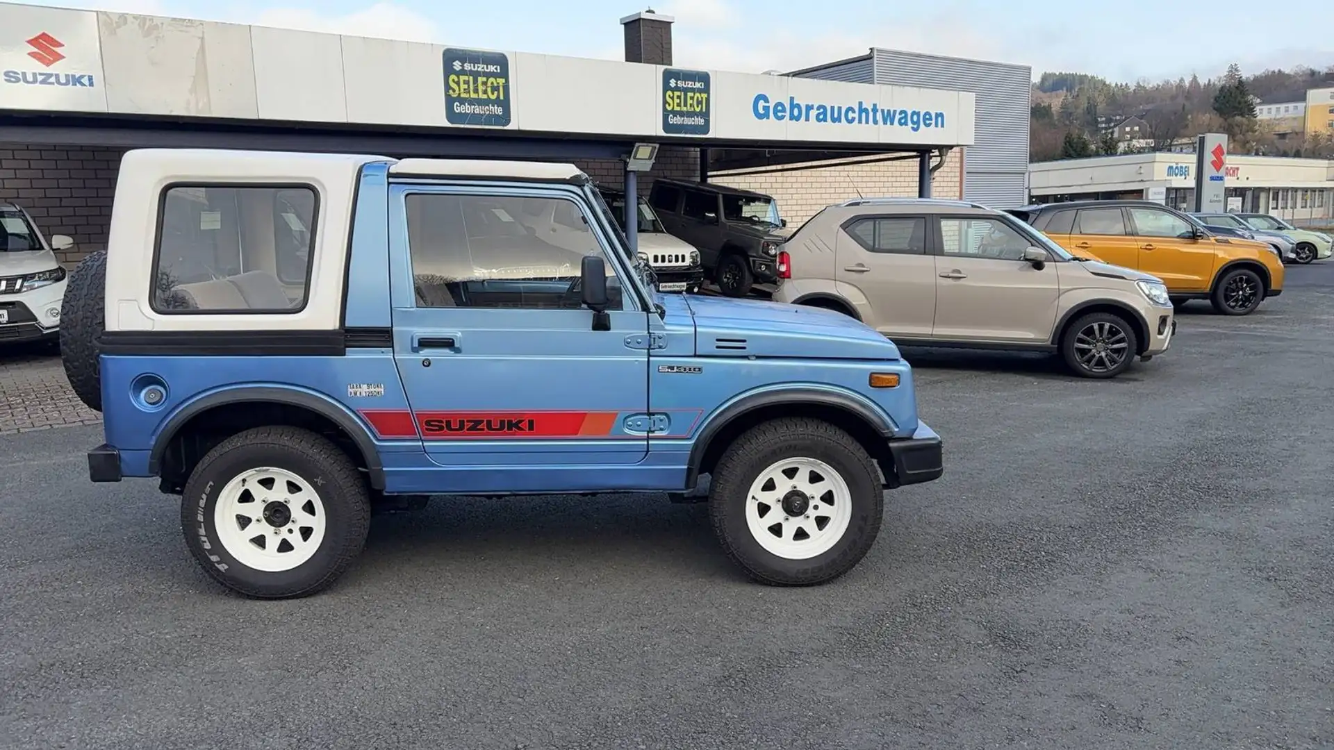 Suzuki SJ Samurai 10 Cabrio mit HardTop aus Spanien importiert Azul - 2