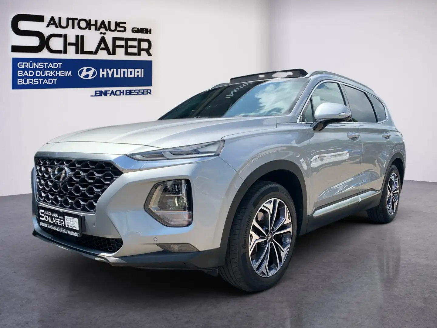 Hyundai SANTA FE 2.2 CRDi SEVEN Premium 4WD PanDach Серебристый - 1