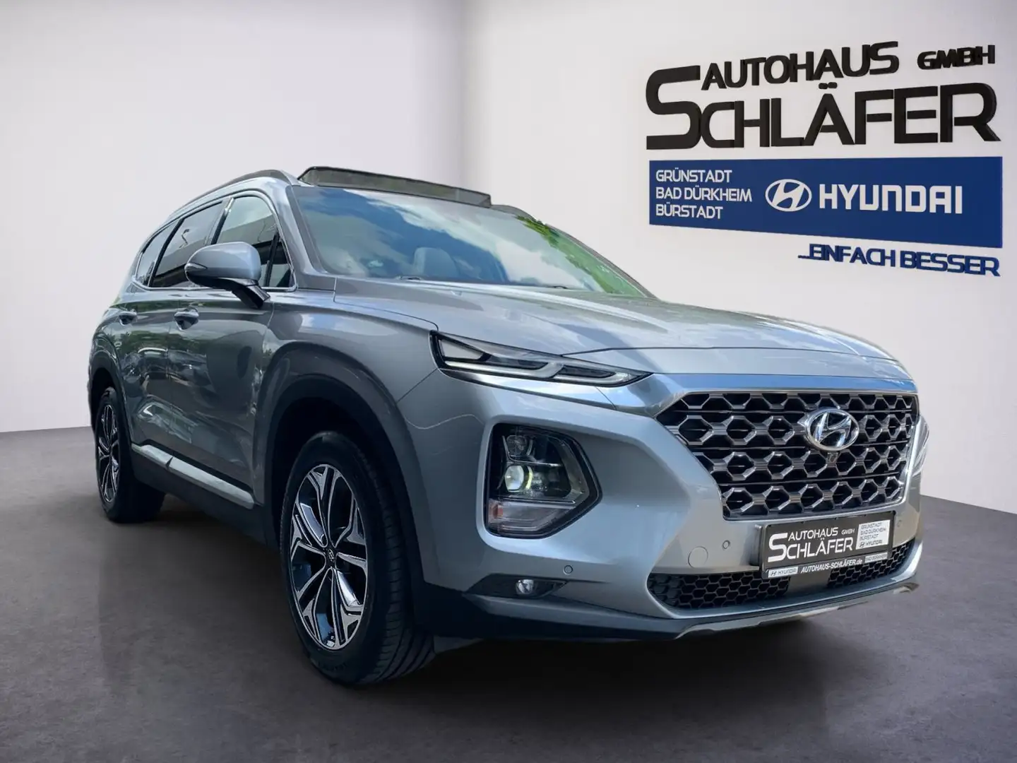 Hyundai SANTA FE 2.2 CRDi SEVEN Premium 4WD PanDach Серебристый - 2