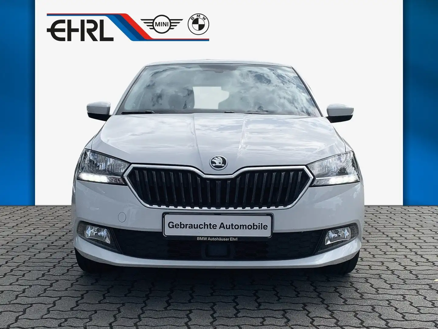Skoda Fabia Ambition DAB Klima PDC Blanc - 2