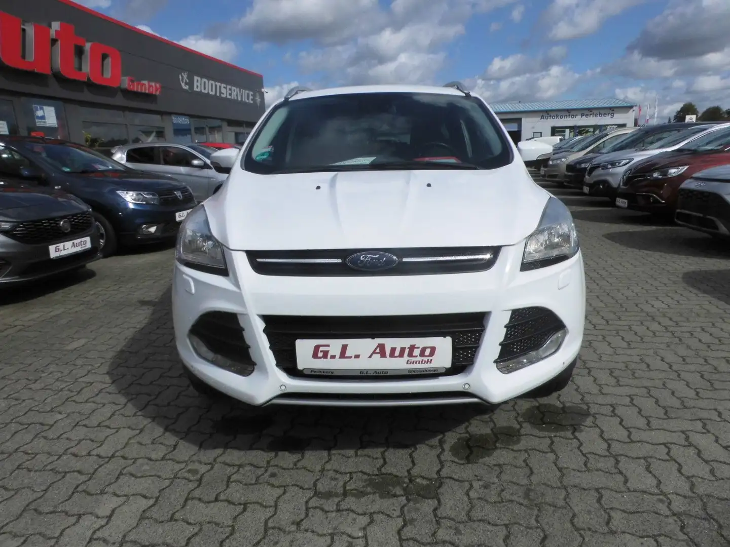 Ford Kuga /ALLRAD/AHK/PDC/SITZHZG/FRONTHZG/TEMPO Blanc - 2