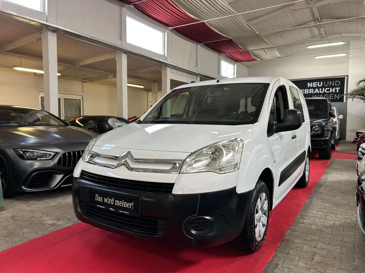Citroen Berlingo Kasten Niveau B L1*TÜV NEU*KUPPLUNG NEU White - 1