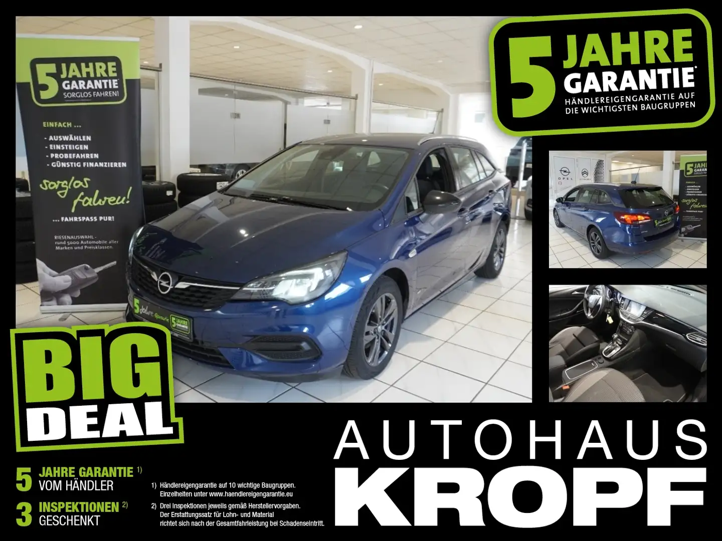 Opel Astra K ST 1.4T Navi,Rückfahrkamera,Sitzheizung Blauw - 1
