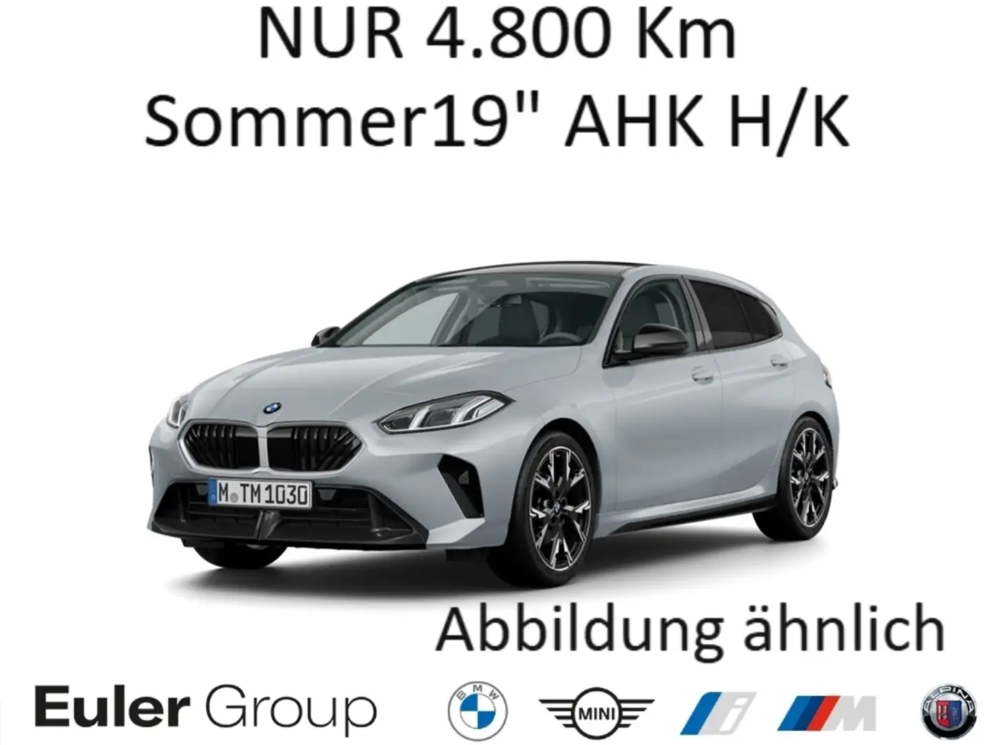 BMW 120 i M-Sport Sommer19'' AHK H/K Ad-M-Fahrw DA+ ParkAs Grau - 1