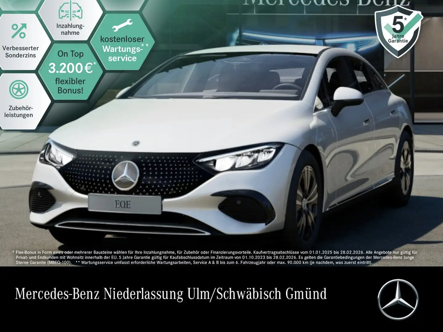 Mercedes-Benz EQE 350 Avantgarde WideScreen Airmat Burmester LED Alb - 1