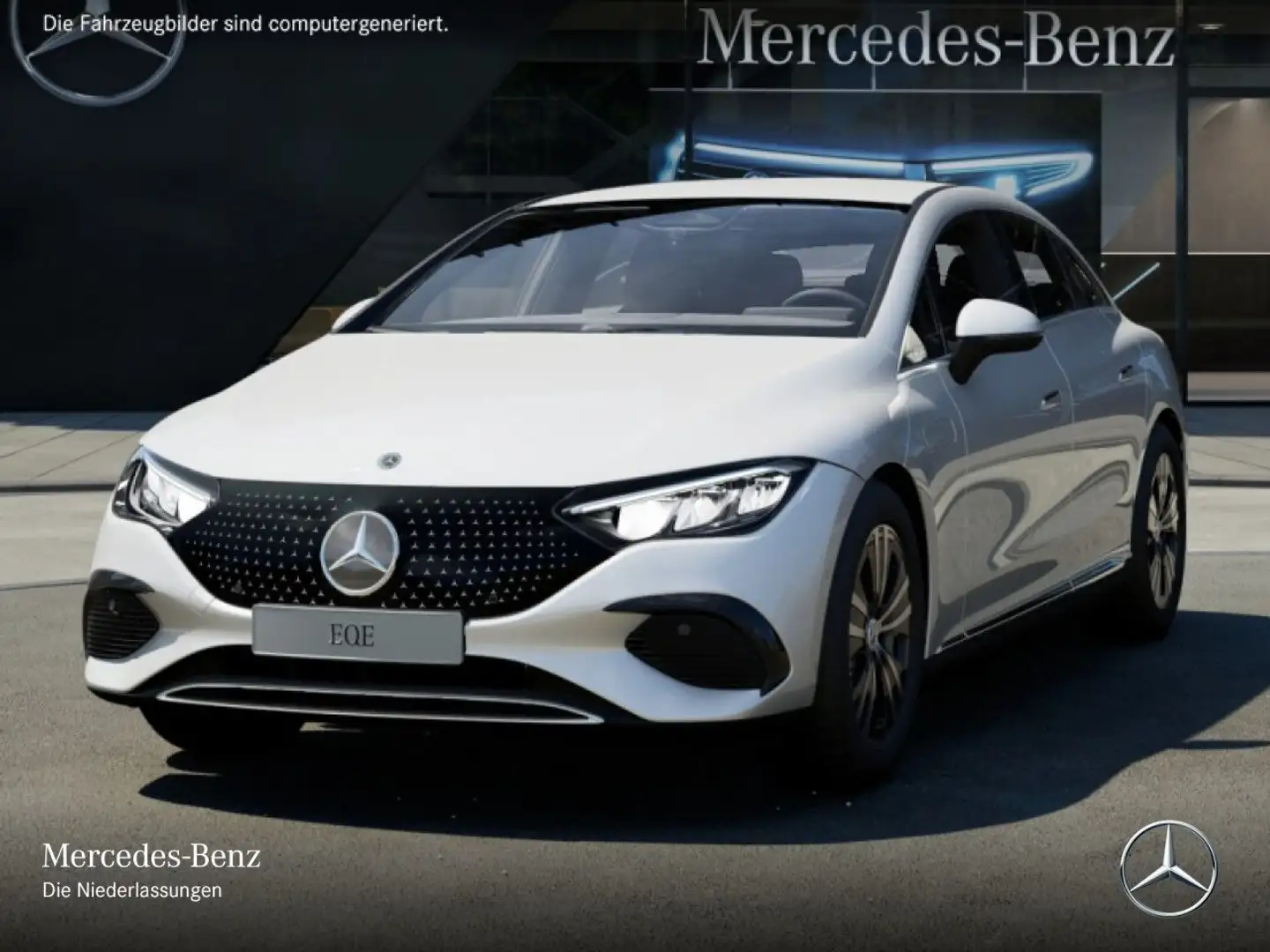Mercedes-Benz EQE 350 Avantgarde WideScreen Airmat Burmester LED Alb - 2